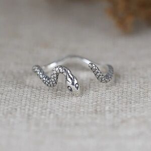 Sterling Silver Snake Ring